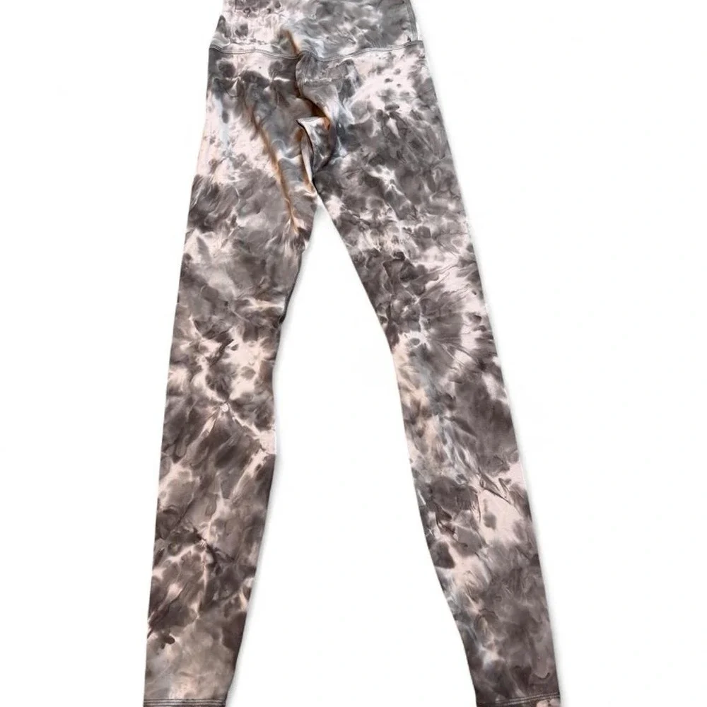 Lululemon Women's Align Leggings Pinkish Gray Print Athleisure Size 2